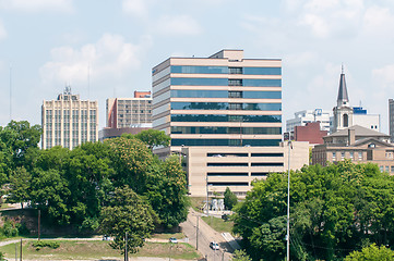 Image showing Views of Knoxville Tennessee downtown on sunny day