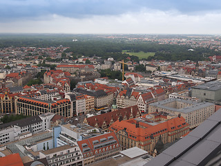 Image showing Leipzig aerial view