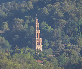 Image showing Moncanino Tower in San Mauro Italy