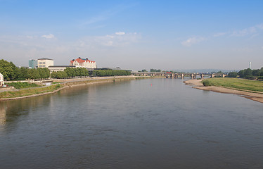 Image showing Elbe river in Dresden