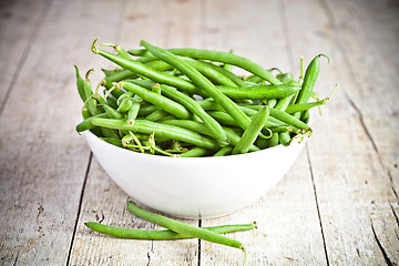 Image showing green string beans in a bowl