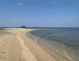 Image showing Beach on deserted island