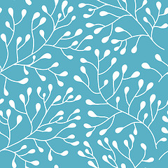 Image showing Floral seamless pattern.