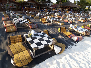 Image showing Beach restaurant in Thailand