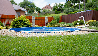 Image showing small home swimming pool