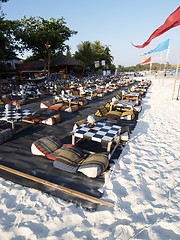 Image showing Beach restaurant in Thailand