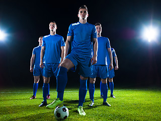 Image showing soccer players team