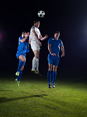 Image showing soccer players duel