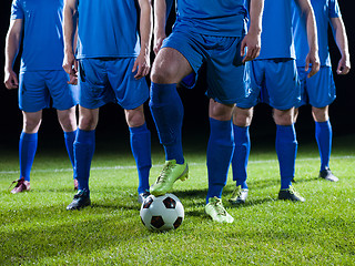 Image showing soccer players team