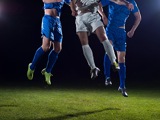 Image showing soccer players duel