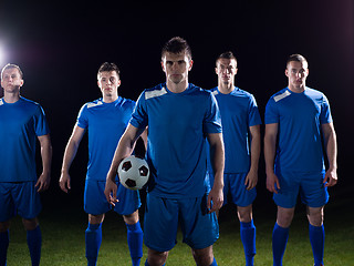 Image showing soccer players team