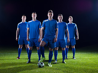 Image showing soccer players team