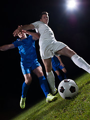 Image showing soccer players duel