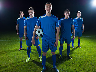 Image showing soccer players team