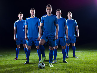 Image showing soccer players team