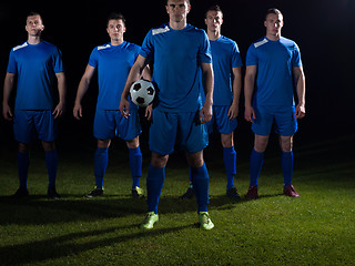 Image showing soccer players team