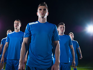 Image showing soccer players team