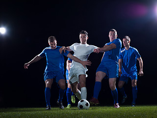 Image showing soccer players duel