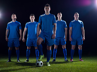 Image showing soccer players team