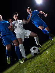 Image showing soccer players duel