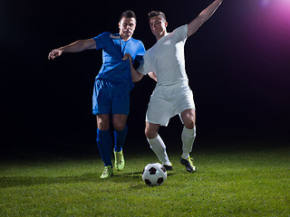 Image showing soccer players duel