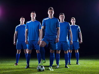 Image showing soccer players team