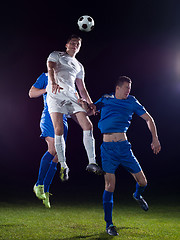 Image showing soccer players duel