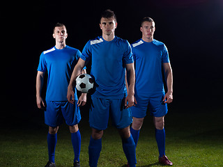 Image showing soccer players team