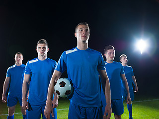 Image showing soccer players team