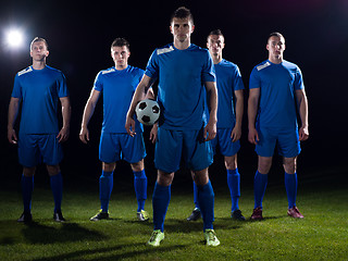 Image showing soccer players team