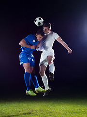 Image showing soccer players duel