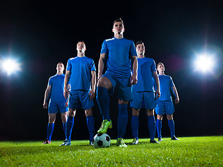 Image showing soccer players team