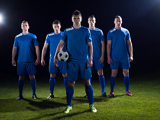 Image showing soccer players team