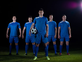 Image showing soccer players team