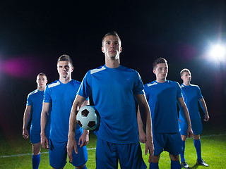 Image showing soccer players team