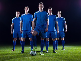 Image showing soccer players team