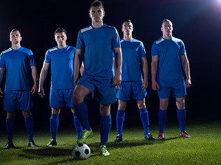 Image showing soccer players team