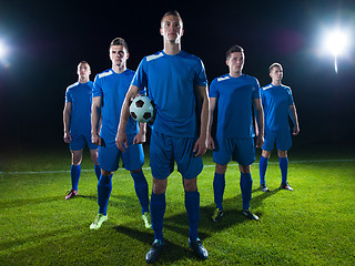 Image showing soccer players team