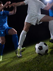 Image showing soccer players duel