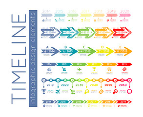 Image showing Timeline infographic