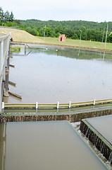 Image showing Primary sewage water clarification facility step 