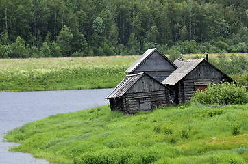 Image showing typical village in the north of Russia