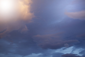 Image showing Heavy Clouds