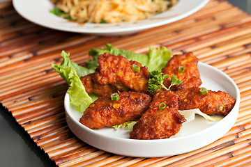 Image showing Thai Spicy Chicken Wings