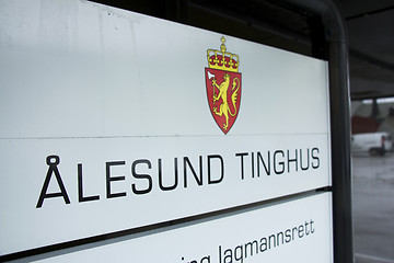 Image showing Ålesund Court House