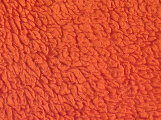 Image showing Background orange plush