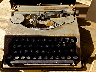 Image showing Antique typewriter