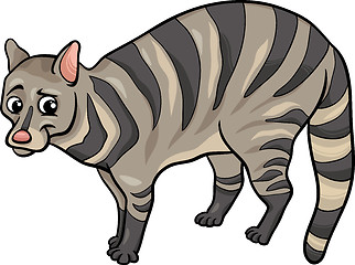 Image showing civet animal cartoon illustration