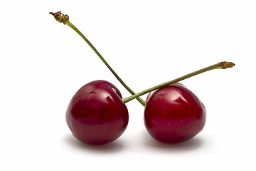 Image showing Fresh cherries 