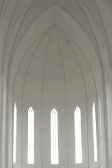 Image showing Inside of Hallgrimskirkja Cathedral